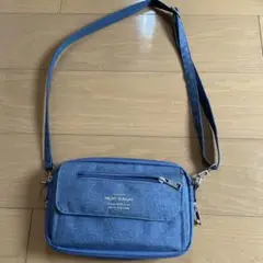 ショルダーバッグ 青 ジーンズ 匿名配送