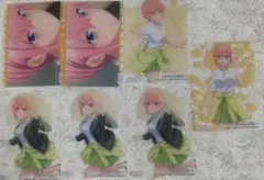 五等分の花嫁　クリアカード　中野一花　７枚