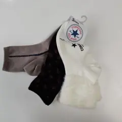 新品タグ付き　CONVERSE 3足セットソックス
