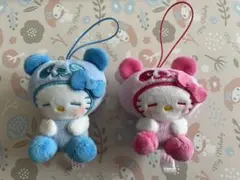 ハローキティ むにゃすやマスコット 2個セット