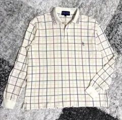 パーリーゲイツ　チェックシャツ　長袖シャツ　ゴルフ　サイズ1
