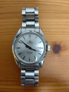 非稼働品】OMEGA シーマスター アクアテラ 白文字盤 チークダイヤル