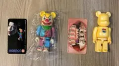BE@RBRICK 100% HORROR シリーズ 5 & その他 2体セット