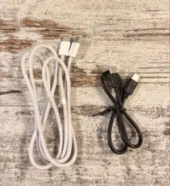 【未使用】Type-C-C充電ケーブル2本 95cm＆30cm