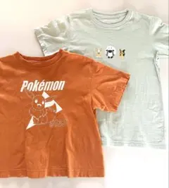 UNIQLOポケモン イーブイ Tシャツ 120 130 2枚セット