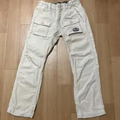 ミキハウス　ブラックベア　コーデュロイカーゴパンツ