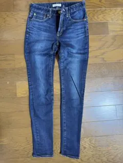 美品 MOUSSY スキニーデニム ダークブルー