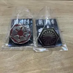 スターウォーズ　ピンバッジコレクション 銀河帝国 ×1 ファストオーダー ×1