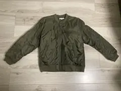 未使用 オリーブグリーン カーキ MA-1ジャケット ジャンパー L