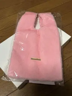 フェイクファーのミニトート