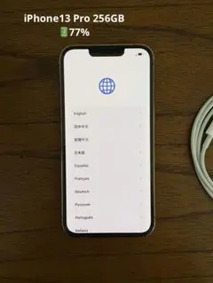 iPhone13Pro 256GB 本体のみ 充電ケーブル付き 初期化済