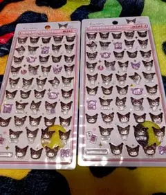 正規品●クロミボンボンドロップシールミニ●２枚セット