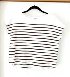 URBAN RESEARCH DOORS ボーダーフレンチプルオーバー綿100%