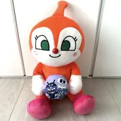 【新品タグ付き】それいけアンパンマン なかよし小物入れぬいぐるみLLドキンちゃん