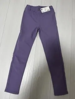 130cm GU 長ズボン　パンツ パープル