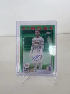 シャビシモンズ直筆サイン入りユニ(額縁付)Xavi Simons証明書 シャビシモンズ直筆サイン入りユニ(額縁付)Xavi Simons証明書