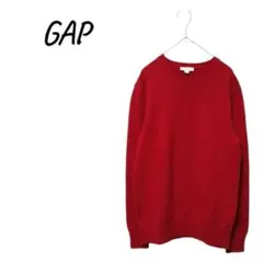 Gap XS クルーネック ニット 長袖 メンズ ビジネスカジュアル 無地