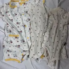 ベビーロンパース カバーオール 薄地半袖 2点セット✨