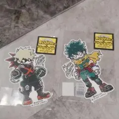 僕のヒーローアカデミア 緑谷出久 爆豪勝己 ビーサイドレーベルステッカー