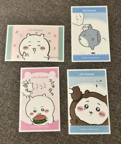 ちいかわ　デコステッカー 4　シール　ステッカー　4枚セット　まとめ売り