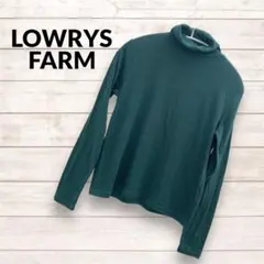 【LOWRYS FARM】タートルネック 長袖 カットソー
