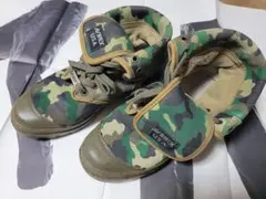 AVIREX レディースカモフラージュ ワークブーツのサムネイル