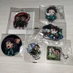 鬼滅の刃　炭治郎　無限城　無限列車　くら寿司　缶バッジ　ラバスト　まとめ売り