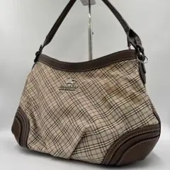 バーバリーブルーレーベル ワンショルダーバッグ ノバチェック 肩掛け