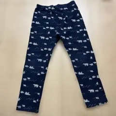 UNIQLO クマ柄ネイビー レギンス 100cm
