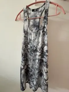 GLAD NEWSタイダイ タンクトップ Rサイズ グレー