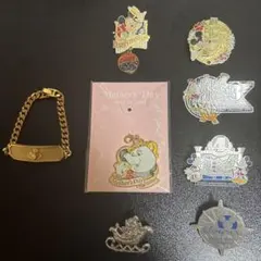 ディズニー ピンバッジ ブレスレット セット　8種