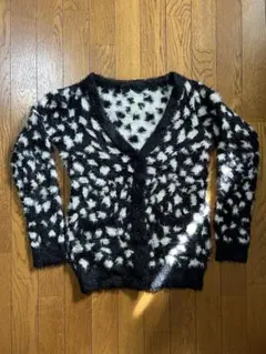 中古　カーディガン　ニット　レディース　シャギーニット