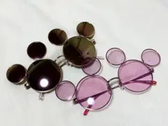 ディズニーのミッキー型サングラス