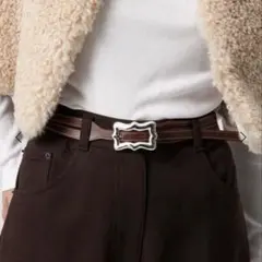 A VACATION RIBBON ベルト ア ヴァケーション　ブラウン