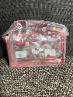 ハローキティハローキティ クリアポーチ気まぐれ値下げ。