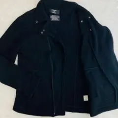 極美品✨カバンドズッカ ニット ライダースジャケット　ブラック Mのサムネイル