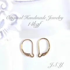 14kgf フレンチドロップピアス