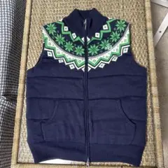 ★超美品★ジャックバニー　ニート中綿ベスト　ネイビー