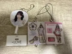 =LOVE イコラブ 野口衣織 ミニくじ キーホルダー 3点セット