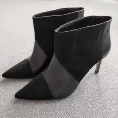 ZARA ブラック スエード ブーティ