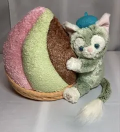 ディズニーシー　ジェラトーニ　ダッフィー&フレンズ　ぬいぐるみクッション