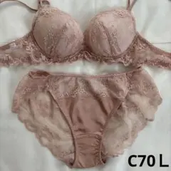 WACOAL YueレースブラジャーC75とショーツLのセット - メルカリ