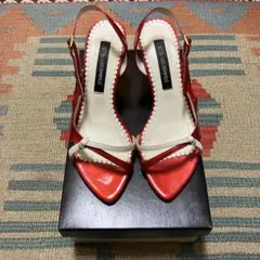 STRAWBERRY-FIELDS 赤 ストラップサンダル