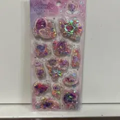 【正規品】スパンコールパーティー　ステッカー　ピンク