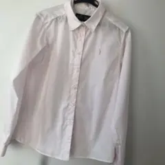 EAST BOY ピンク長袖シャツ　形状記憶
