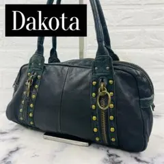 【Dakota】ダコタ ハンド ボストンバッグ レザー スタッズ Y2K 希少