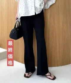 【チャオパニック】レディースパンツ　マイナス3キロ　size M 黒色