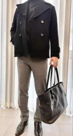 バーバリーブラックレーベル　Pコート　ショートコート