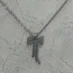 キラキラリボンハンドメイドネックレスY2Kフェアリーグランジウィッシュコア