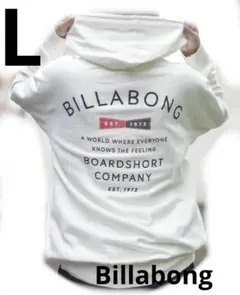 ☆新品☆BILLABONG ホワイト パーカー バックプリント